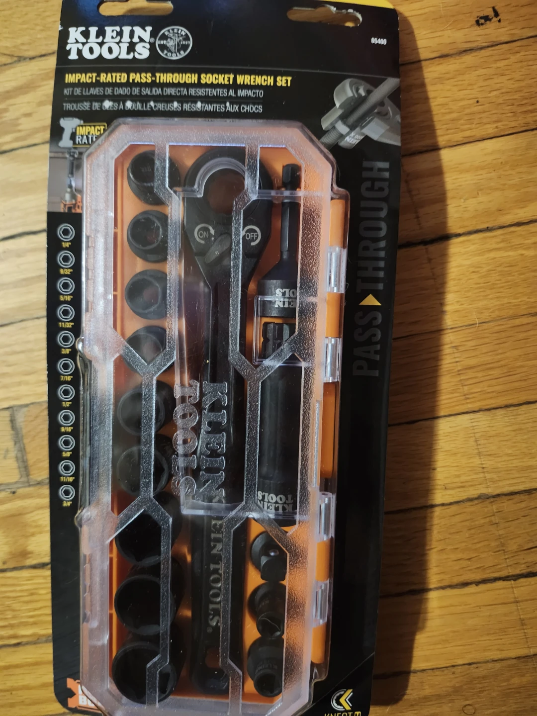 Klein Tools Pass-Through Socket Wrench Set