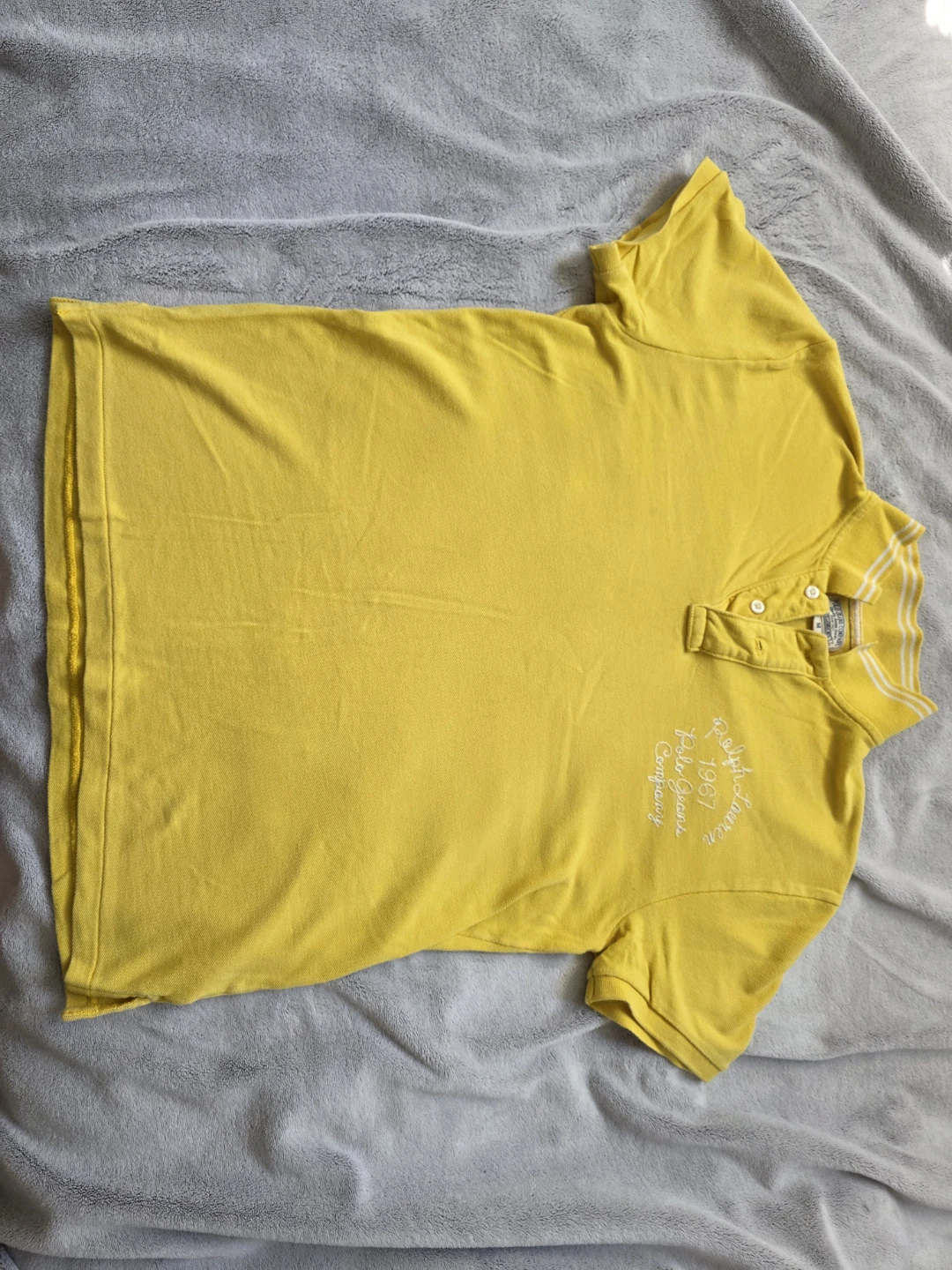 Ralph Lauren Polo Jeans Company 1967 Yellow T-Shirt - photo 3