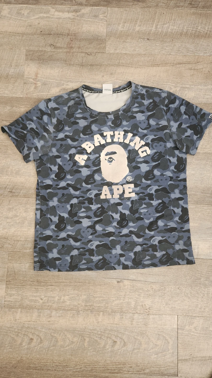 A ape by a bathing ape camouflage t shirt