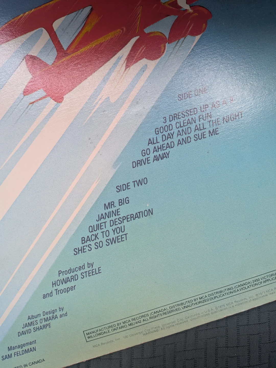 Trooper Vintage "Colors" Vinyl Record - photo 5