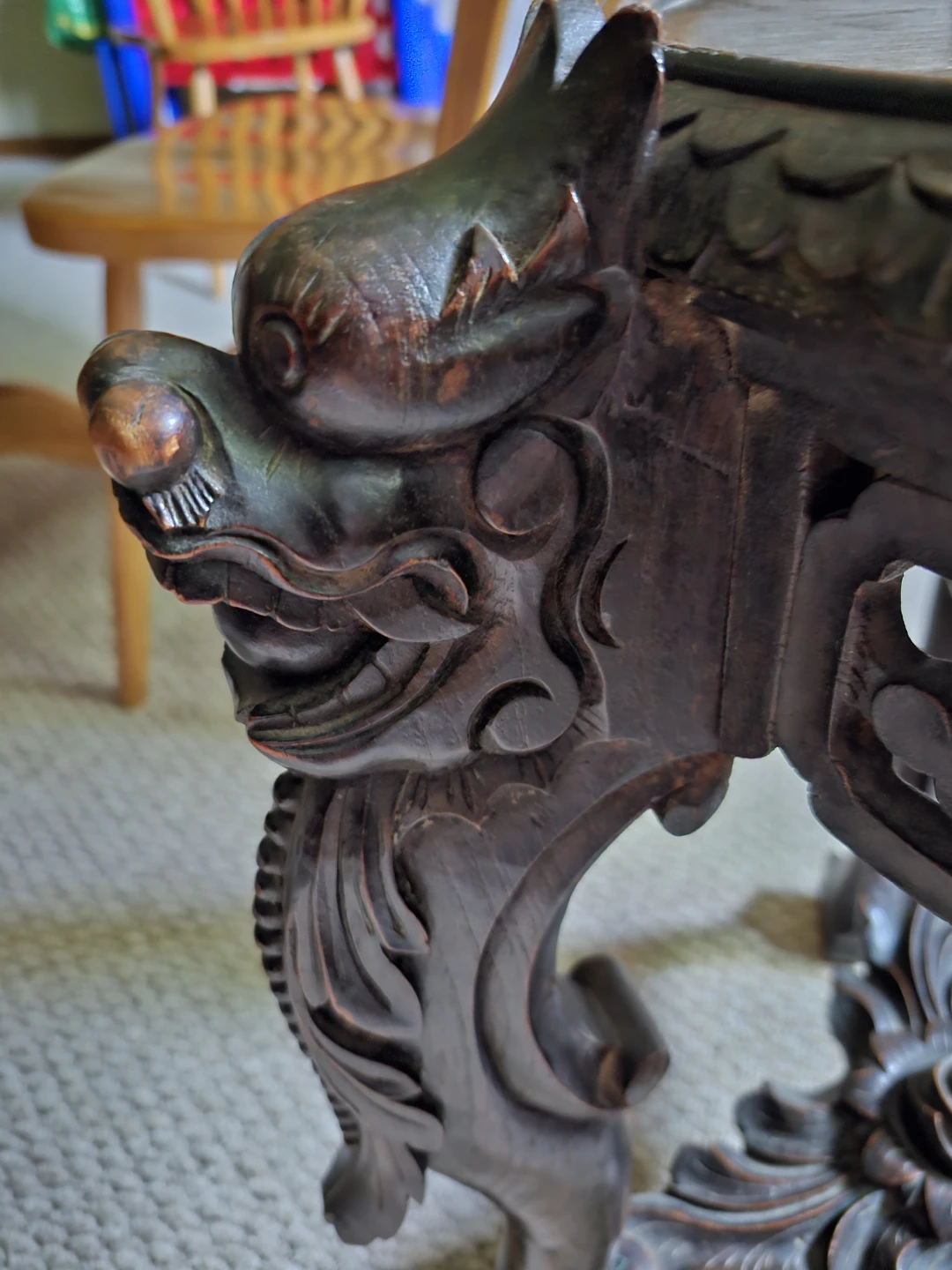 Antique Asian side table - photo 3