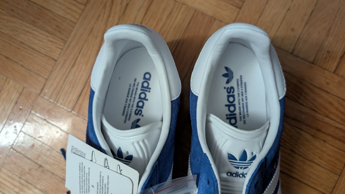 Adidas Originals Gazelle Men's Casual Shoes blue Sz 9.5 US - photo 2