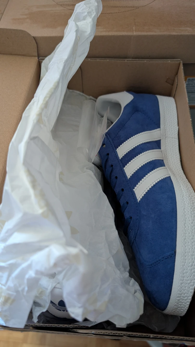 Adidas Originals Gazelle Men's Casual Shoes blue Sz 9.5 US - photo 3
