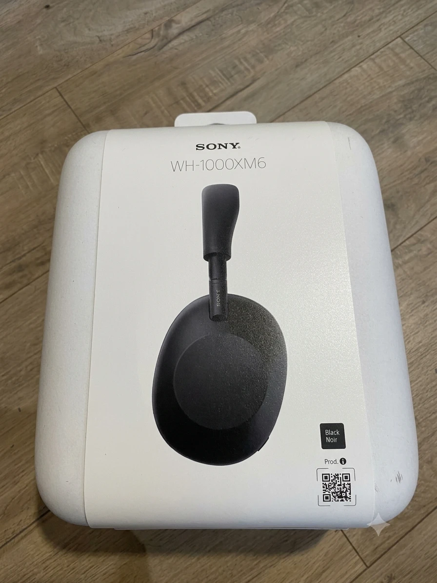 Sony WH-1000XM6 Noise Cancelling Headphones - Black