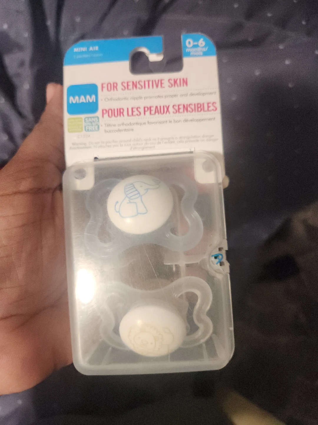 MAM Mini Air Pacifiers 0-6 Months - Sensitive Skin