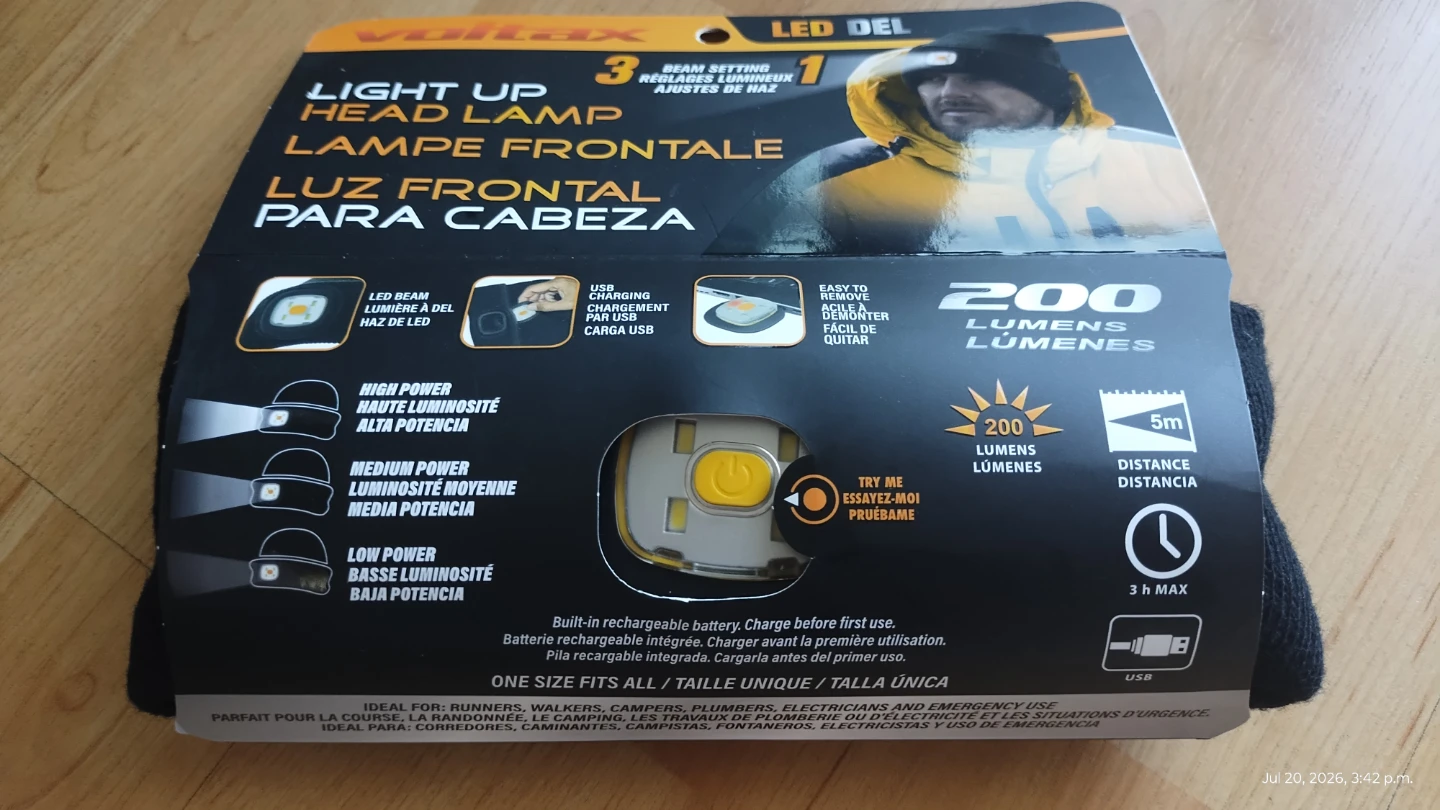 Voltax Rechargeable LED Head Lamp - photo 4