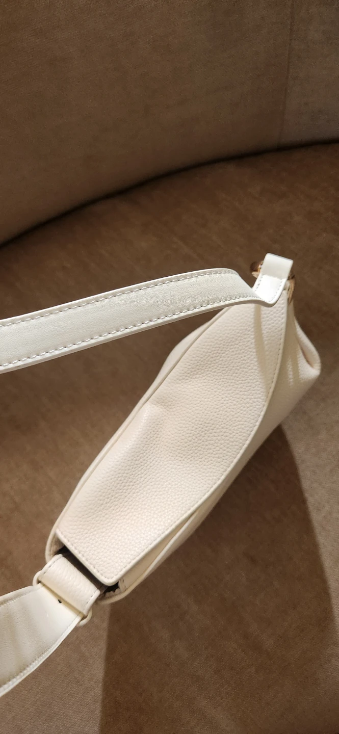 White Crescent Shoulder Bag - photo 2