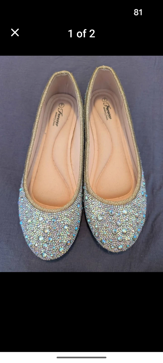 Memory foam.  Ballerina evening shoes - photo 2