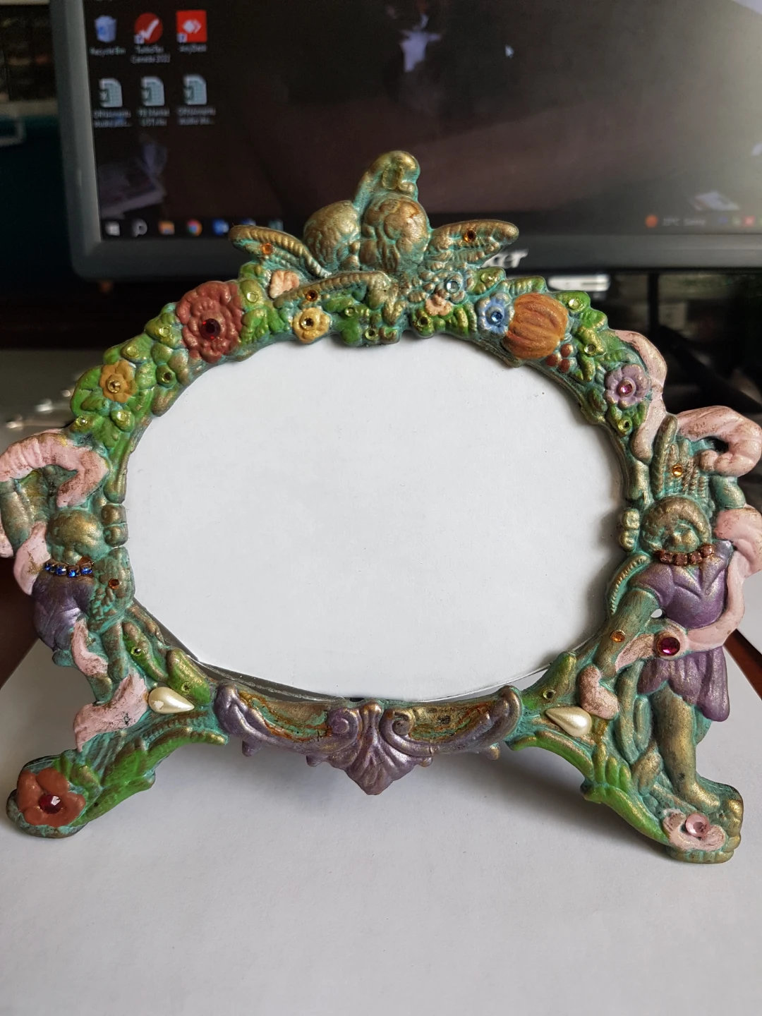 Ornate Oval Photo Frame - photo 4
