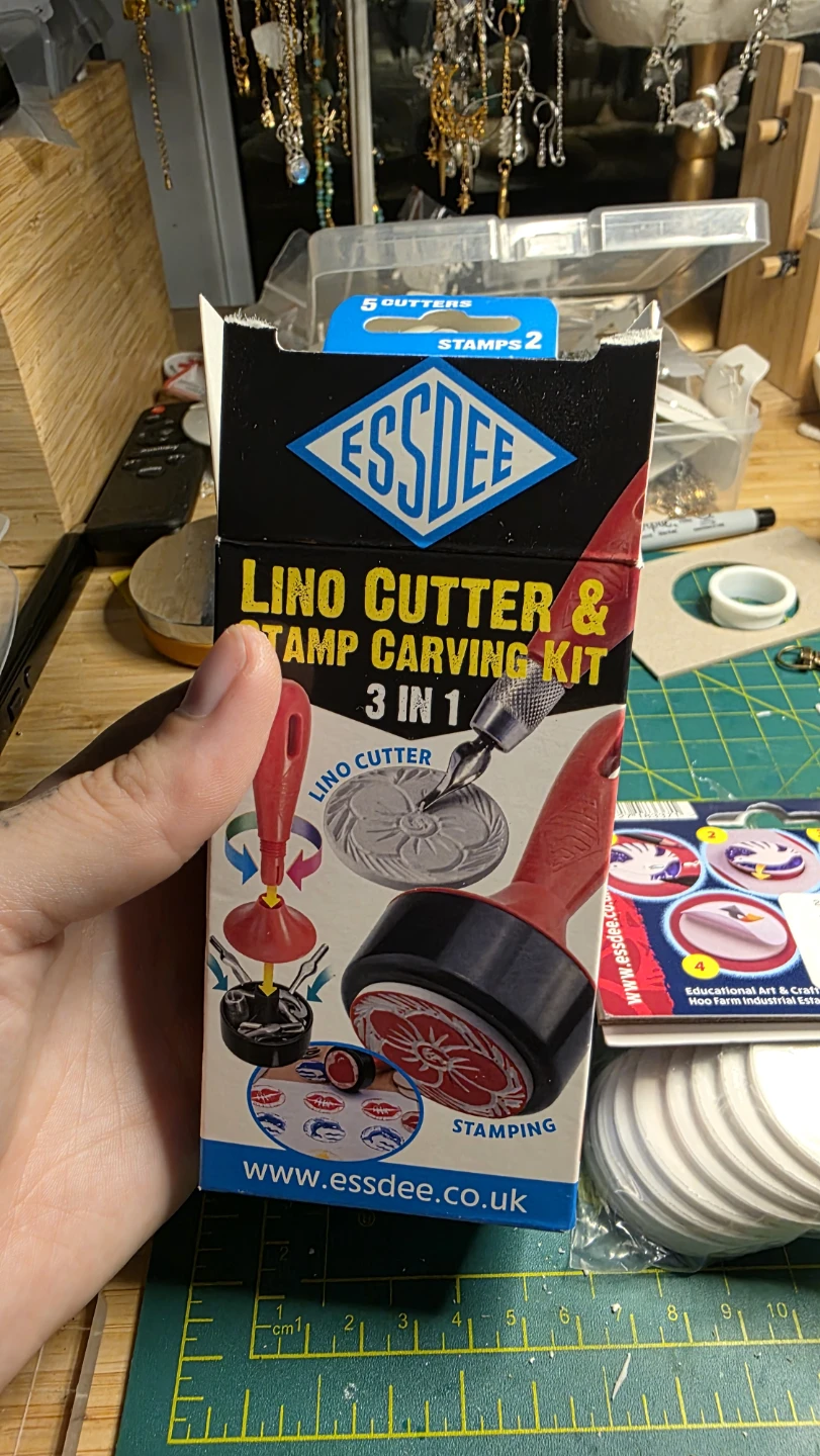 Essdee Lino Cutter & Stamp Carving Kit 3 in 1