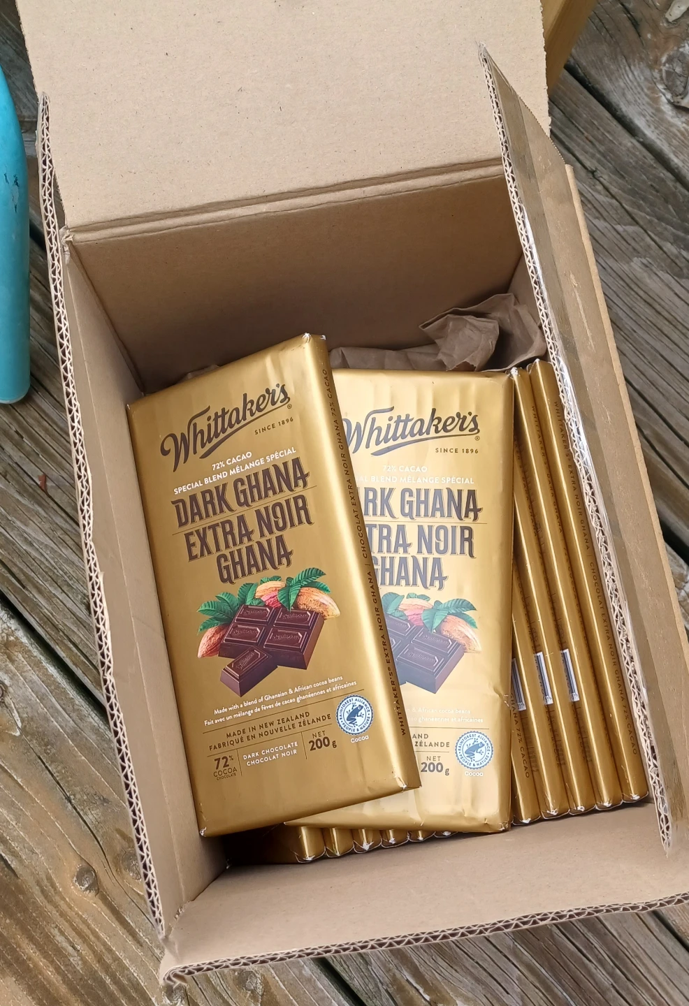 Whittaker's 72% Dark Ghana Extra Noir Chocolate Bar - photo 3
