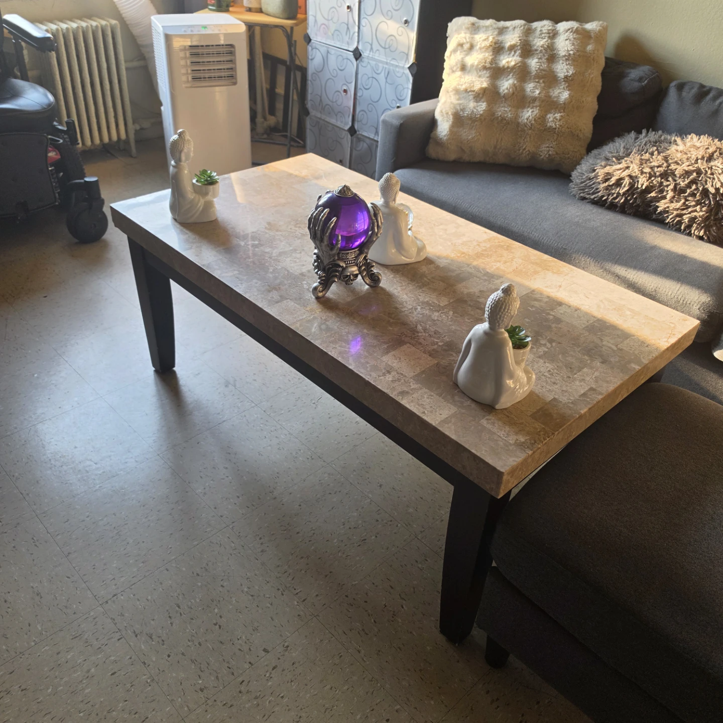 Coffee Table with Tiled Top