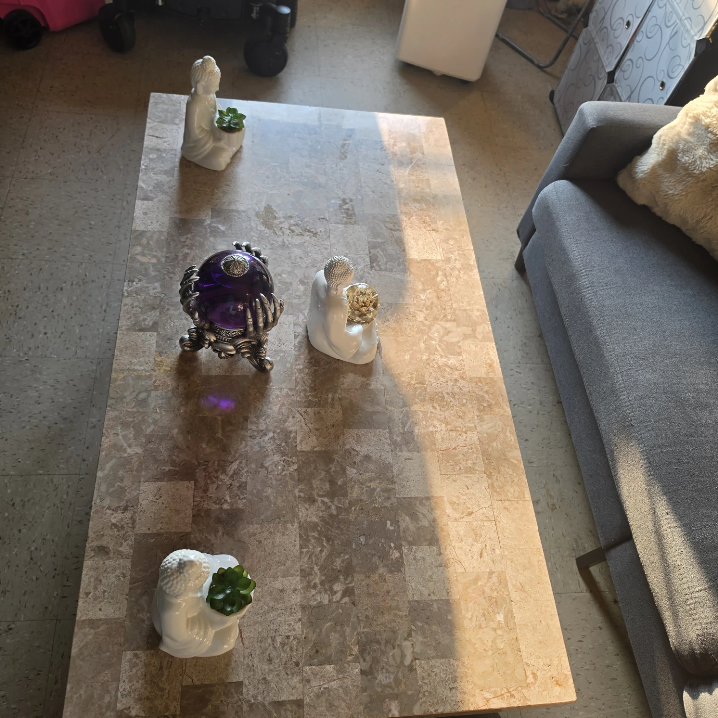 Coffee Table with Tiled Top - photo 2