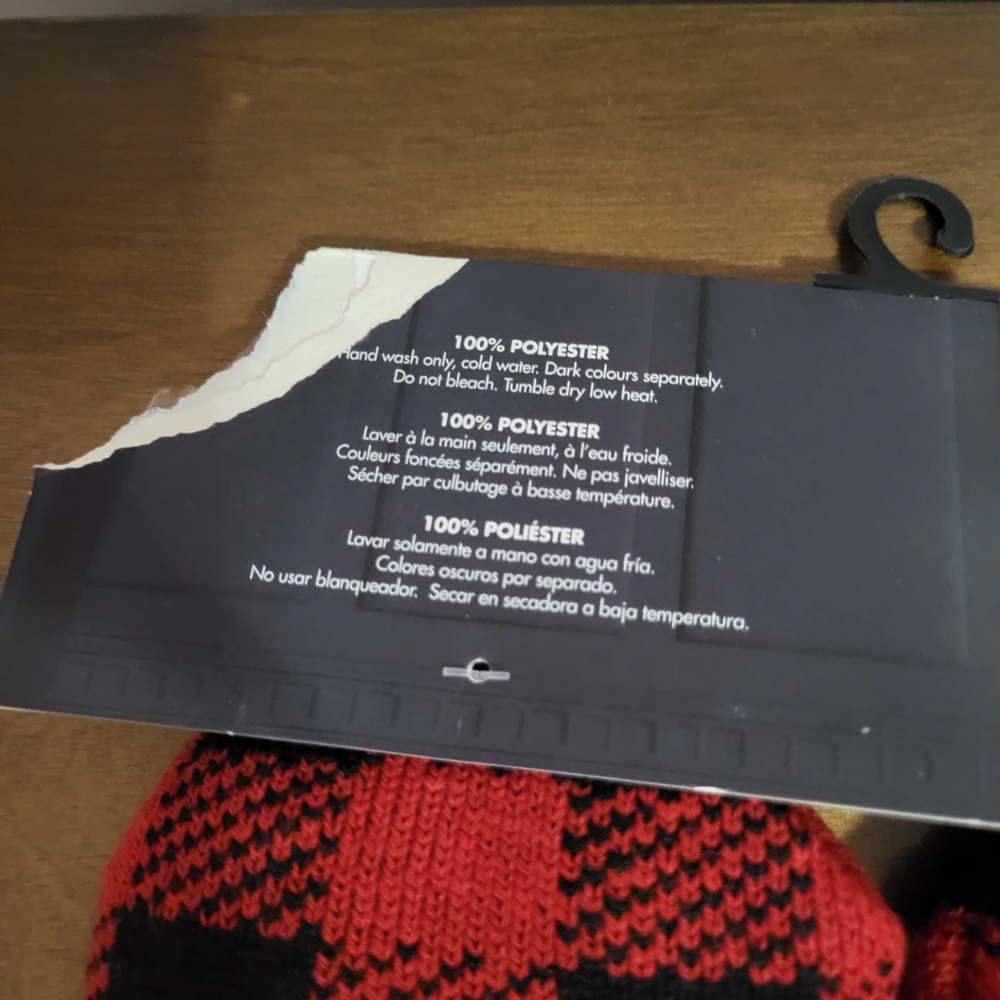 Cocoon's Buffalo Plaid "If You Can Read This" Slippers - photo 3