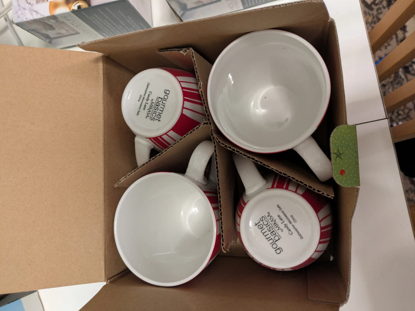 Mikasa Gourmet Basics Candy Lane Mugs - Set of 4 - photo 2