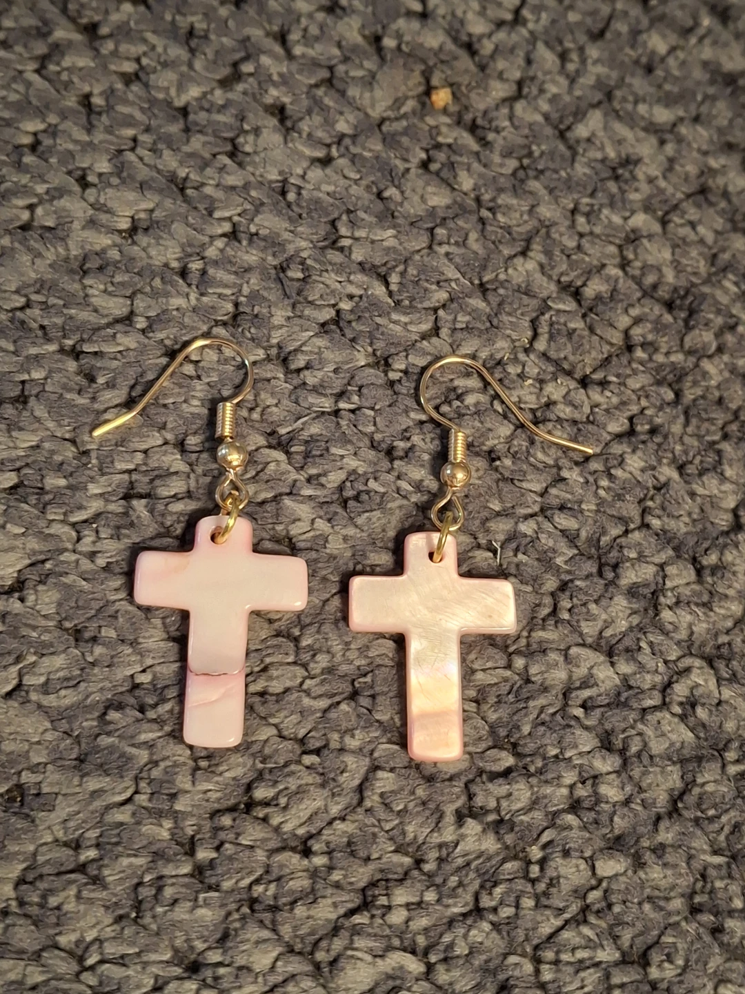 Pink Abalone Earrings
