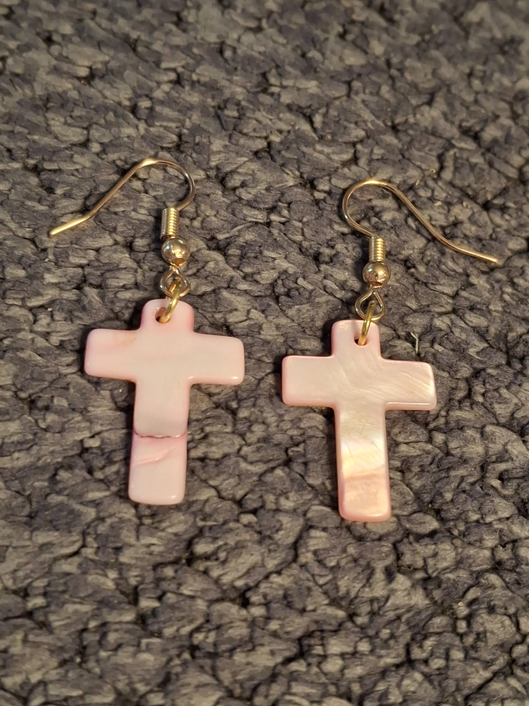 Pink Abalone Earrings - photo 2