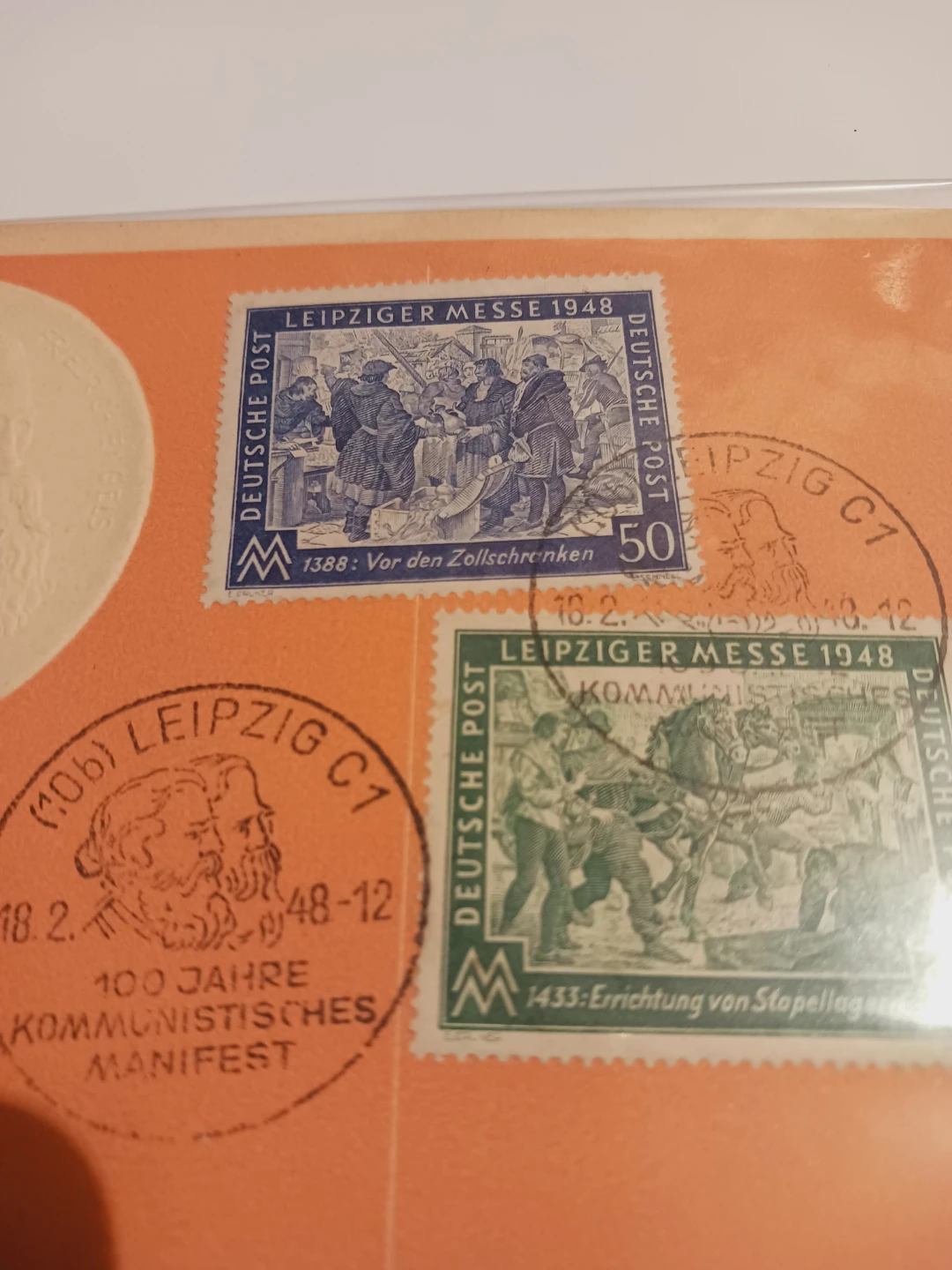 German Leipzig Messe 1948 Stamps Cover - photo 3
