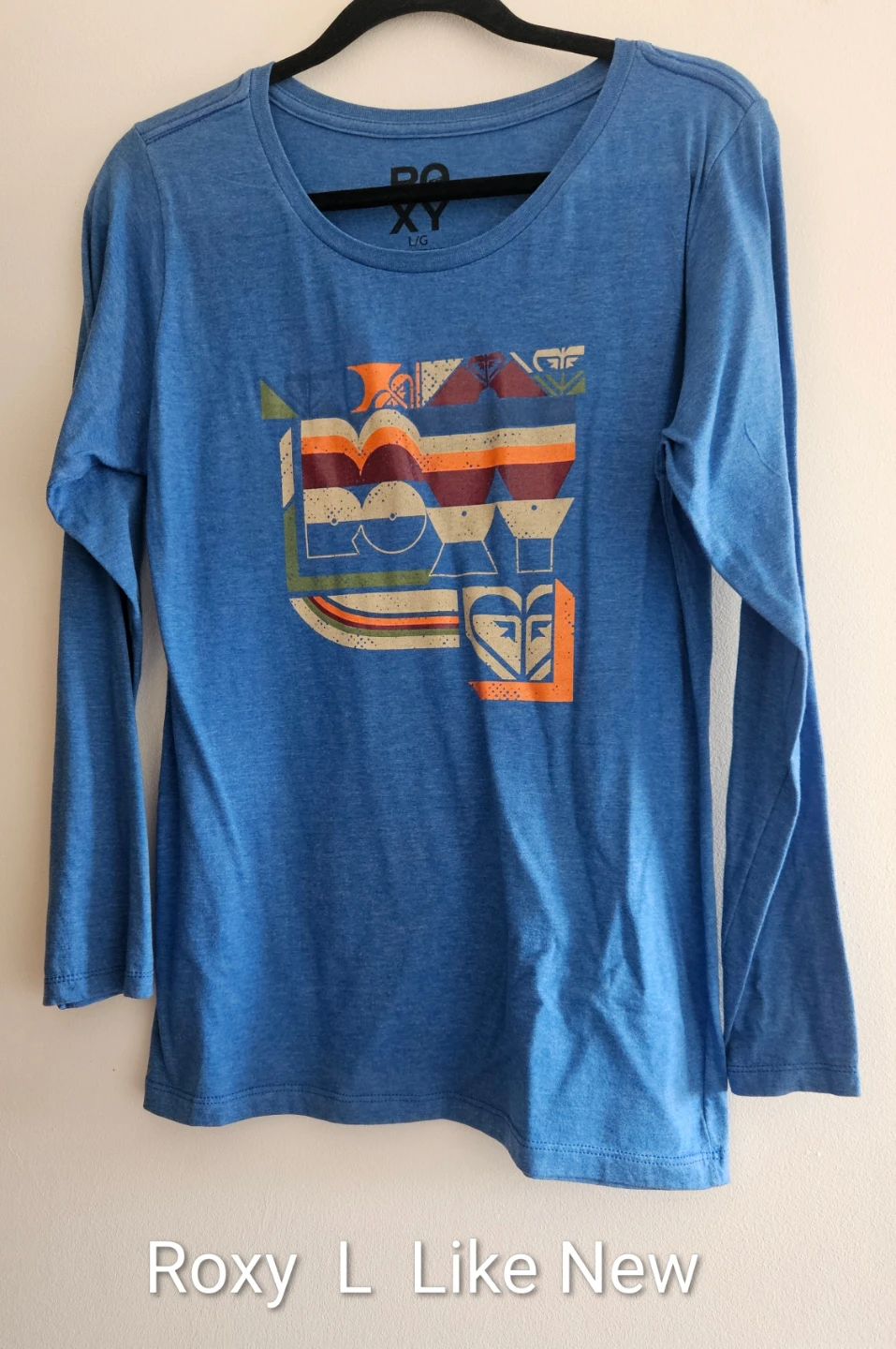 Women's Roxy Long Sleeve Tshirt Size L