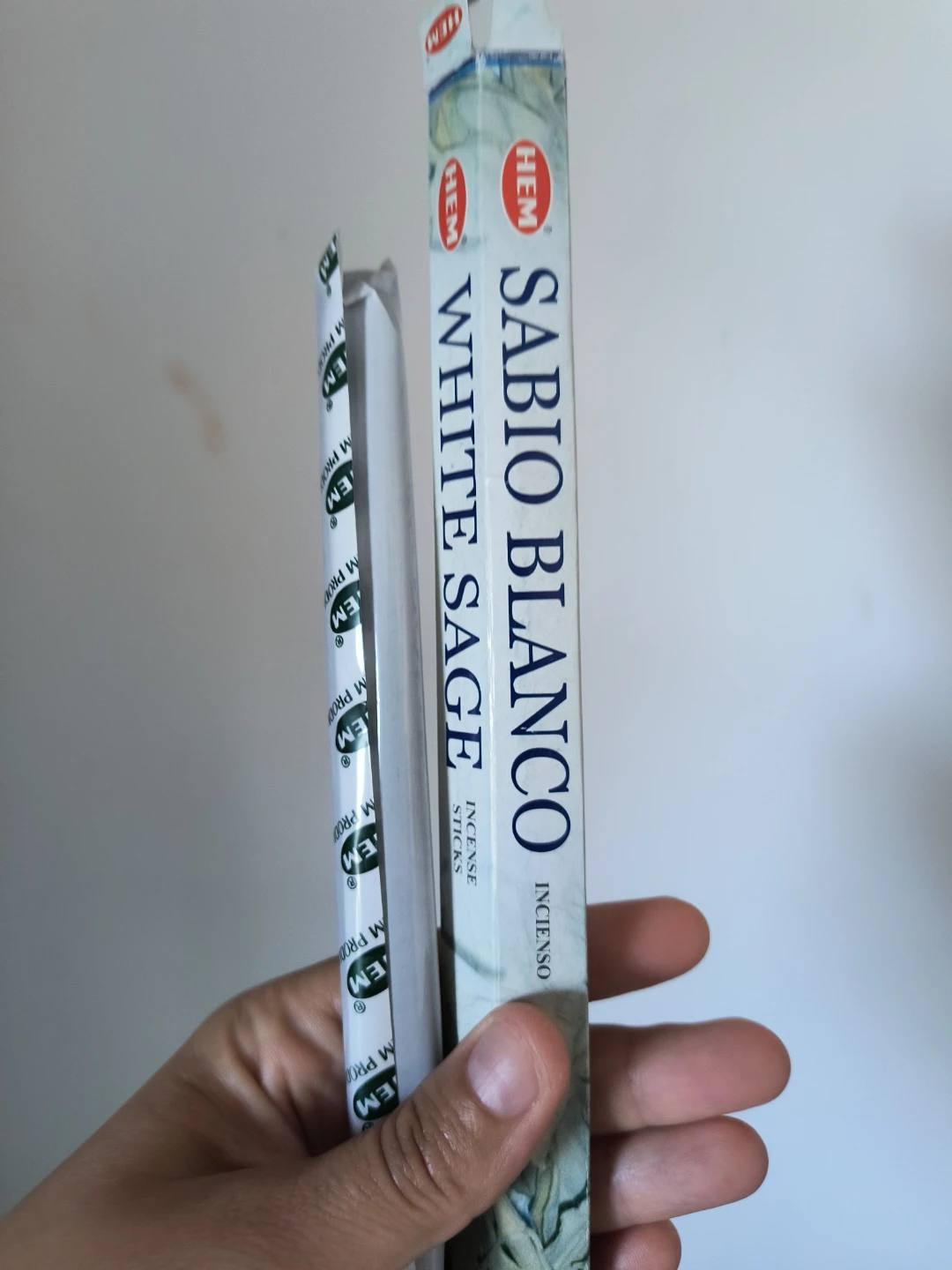 HEM White Sage Incense Sticks. Box opened but bag inside not!