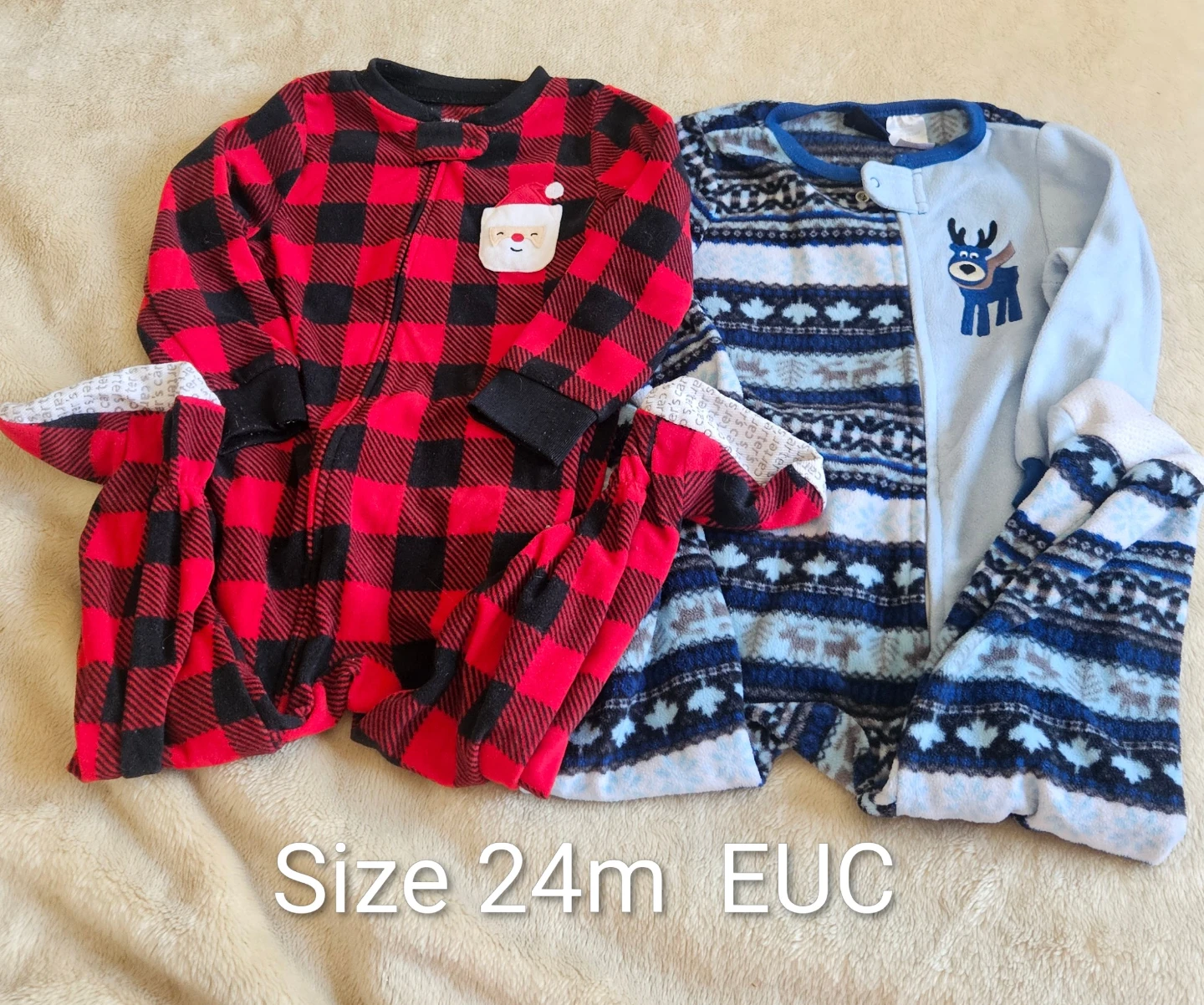 Baby Christmas Pajamas Size 24 Months