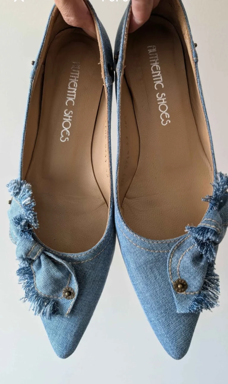 Parisian brand Denim Bow Flats