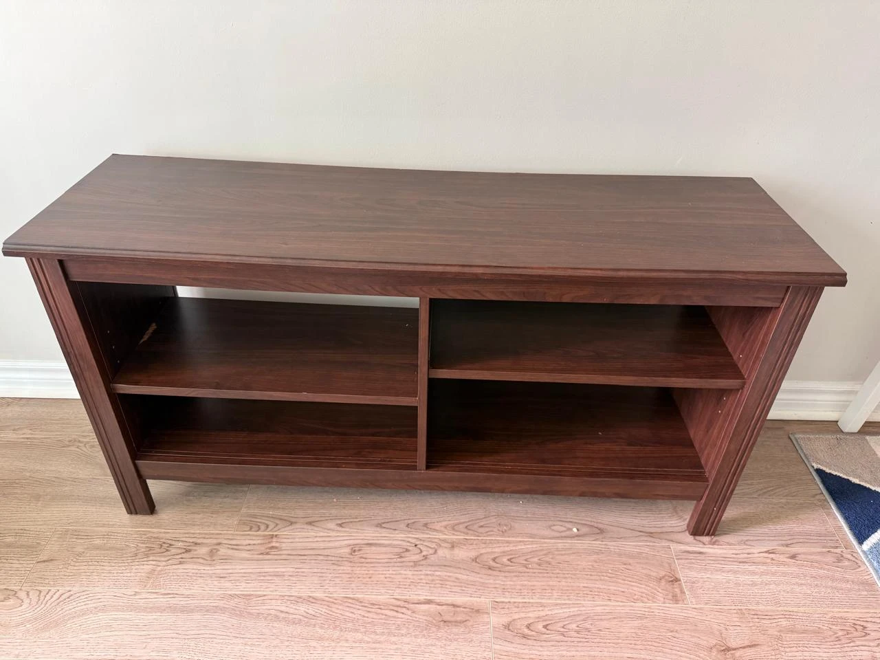 Dark Wood Media Console / TV Stand