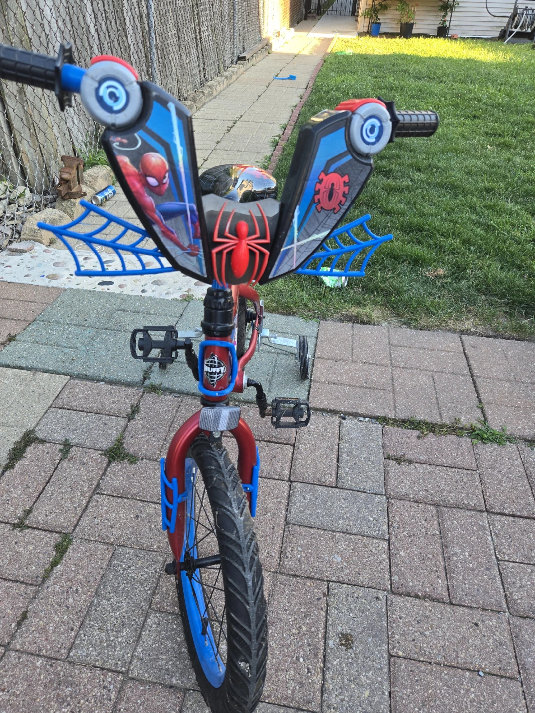Spider-Man Kids Bicycle with Training Wheels