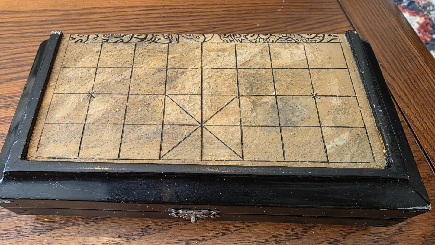 Portable Stone Handmade Chinese Chess Set (Xiangqi) - photo 4