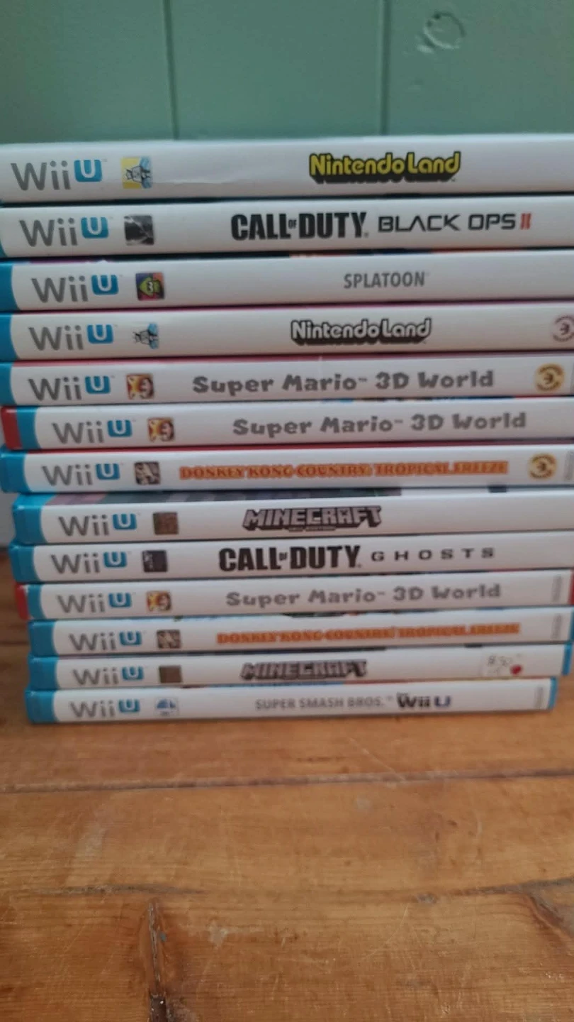 Wii u game lot