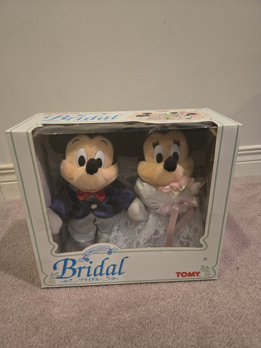 Primeur Bridal Mickey & Minnie Mouse Wedding Dolls