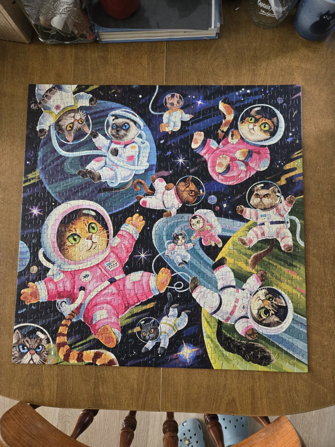 Galison 500 Piece Space Cats Puzzle - photo 2