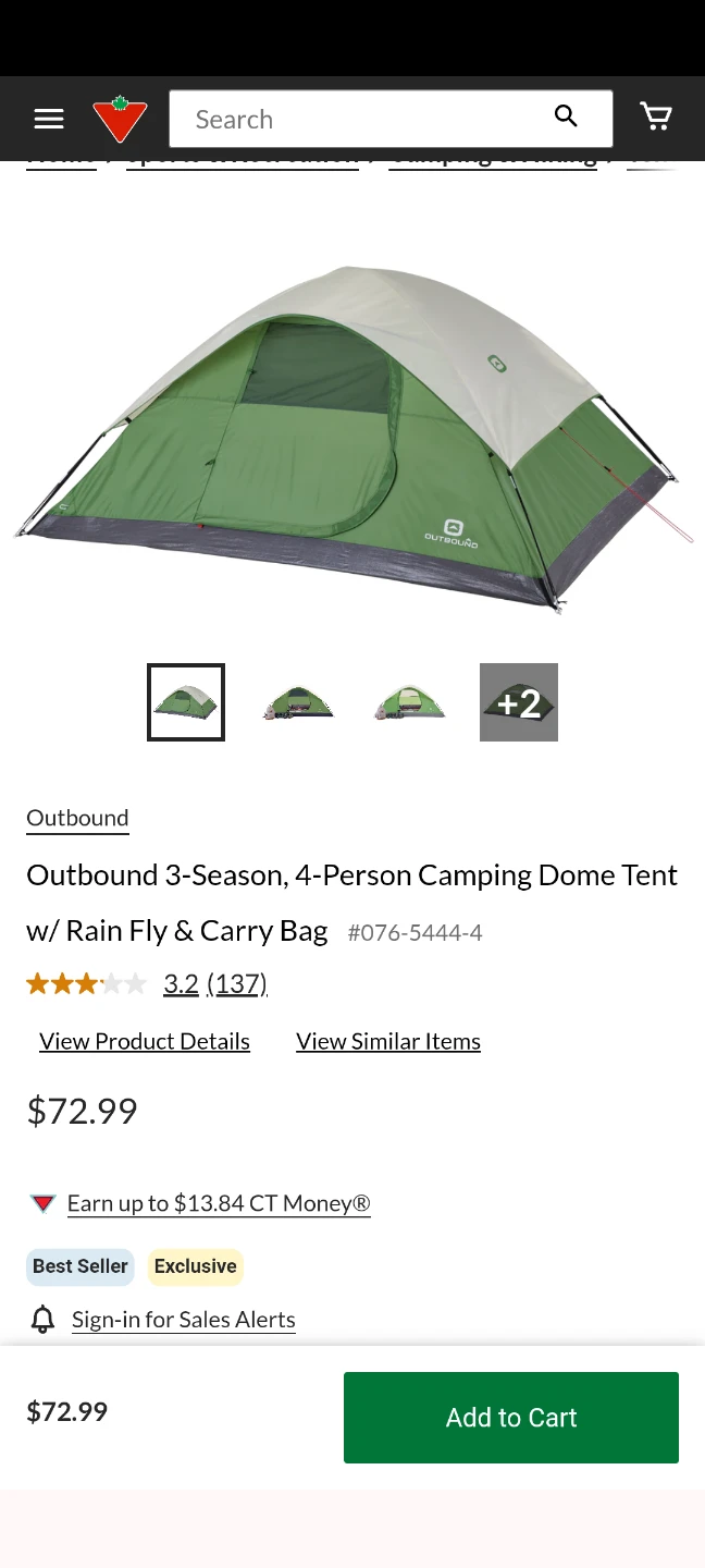 Outbound 4-Person Dome Tent - photo 3