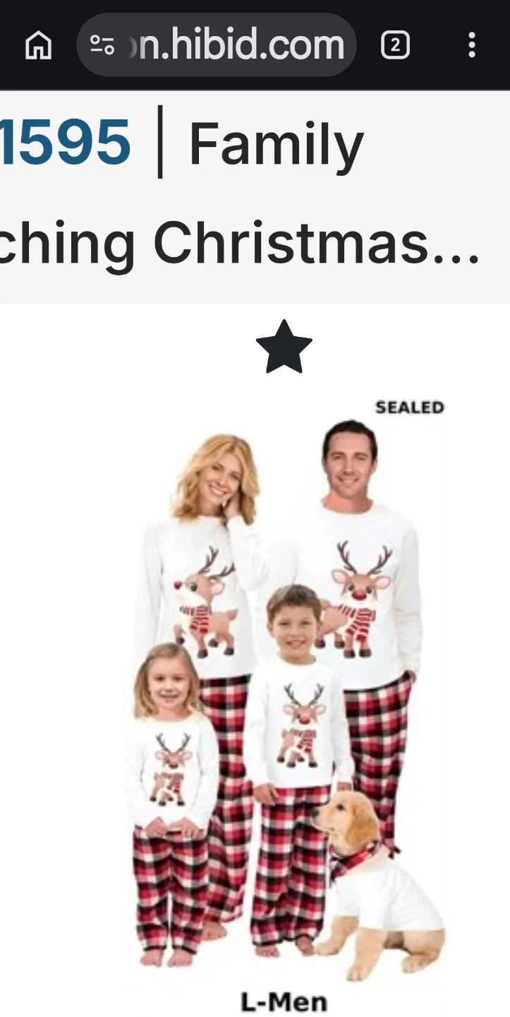 Family Christmas Pajamas - Reindeer & Plaid