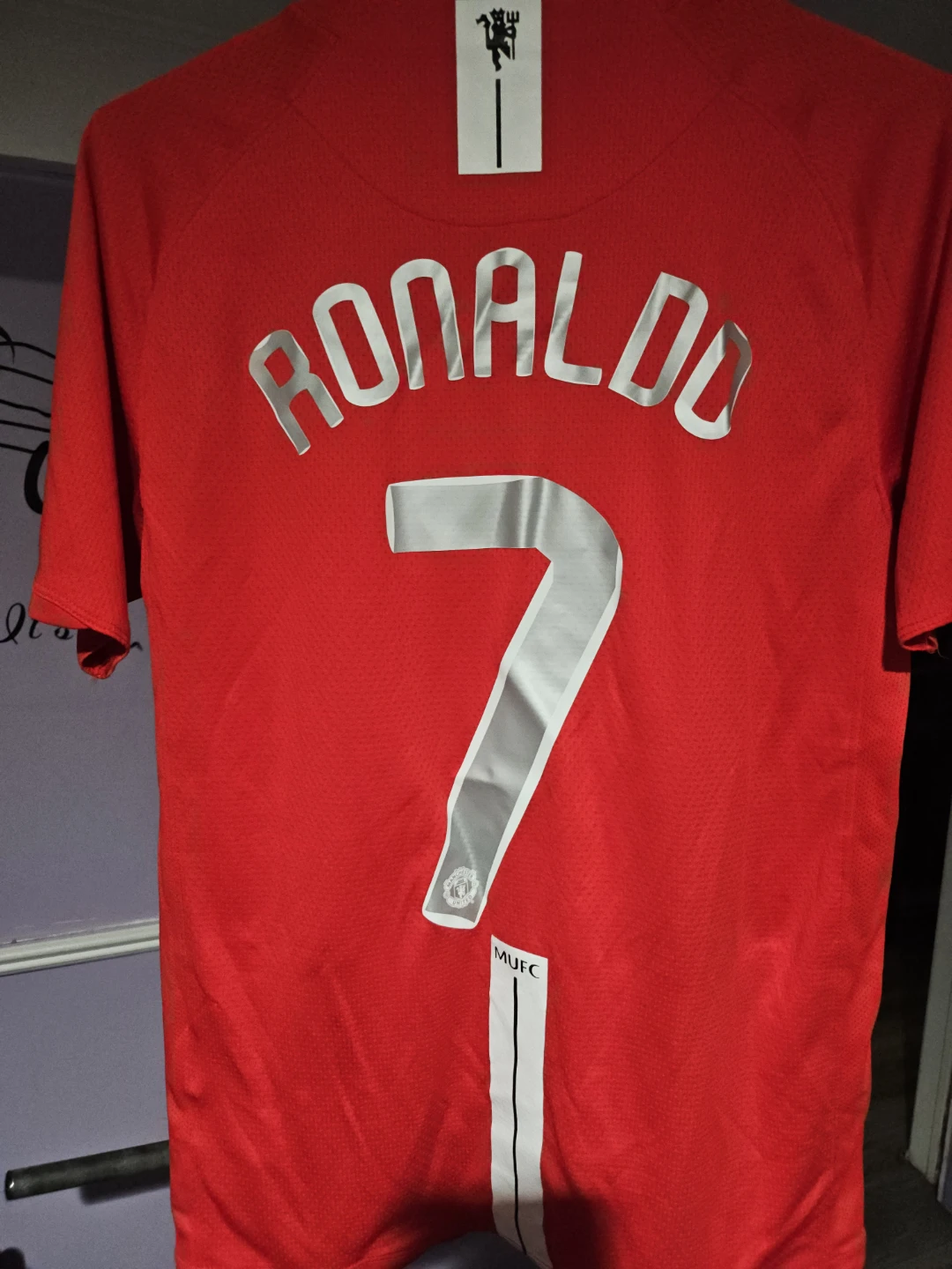 Manchester United Ronaldo #7 Jersey - Size S - photo 4