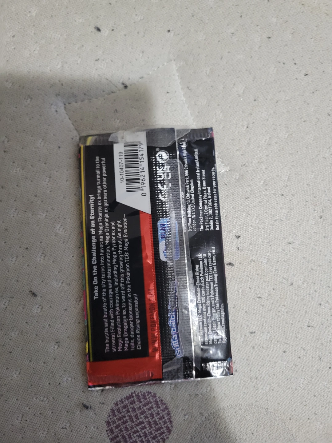 Pokémon TCG Chaos Rising Booster Pack - photo 2