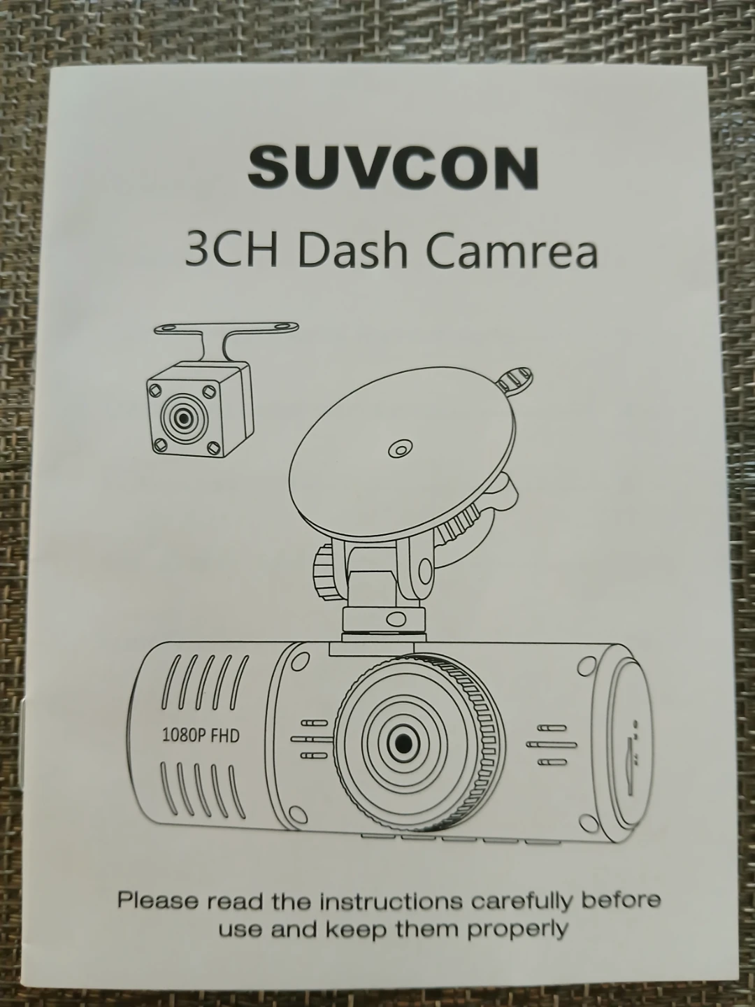 SUVCON 3 Channel Dash Cam 1080P FHD - photo 5