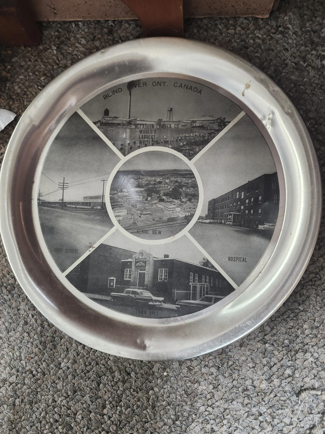 Collectable aluminum plate
