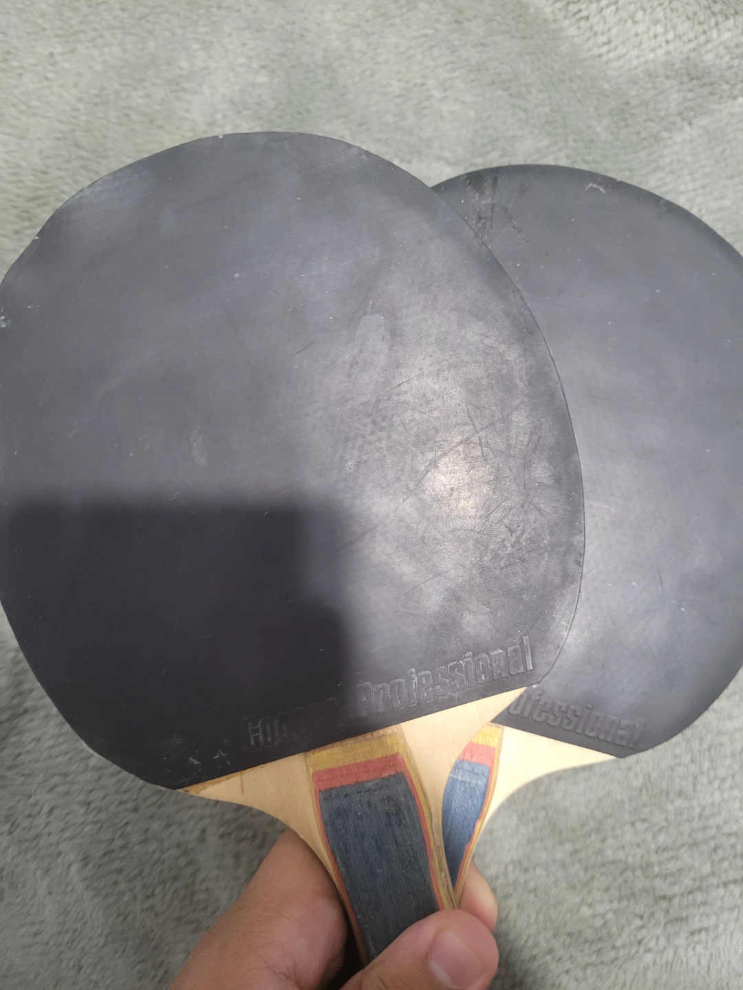 Hugger Professional Table Tennis Paddles and Balls - photo 3