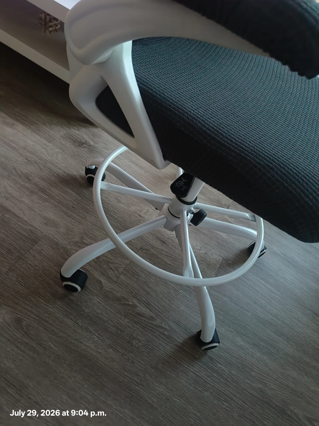 Comfortable grey office chair - photo 2