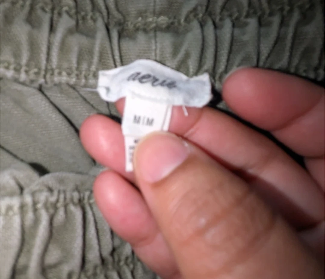 Aerie Cargo Shorts - Olive Green - photo 3