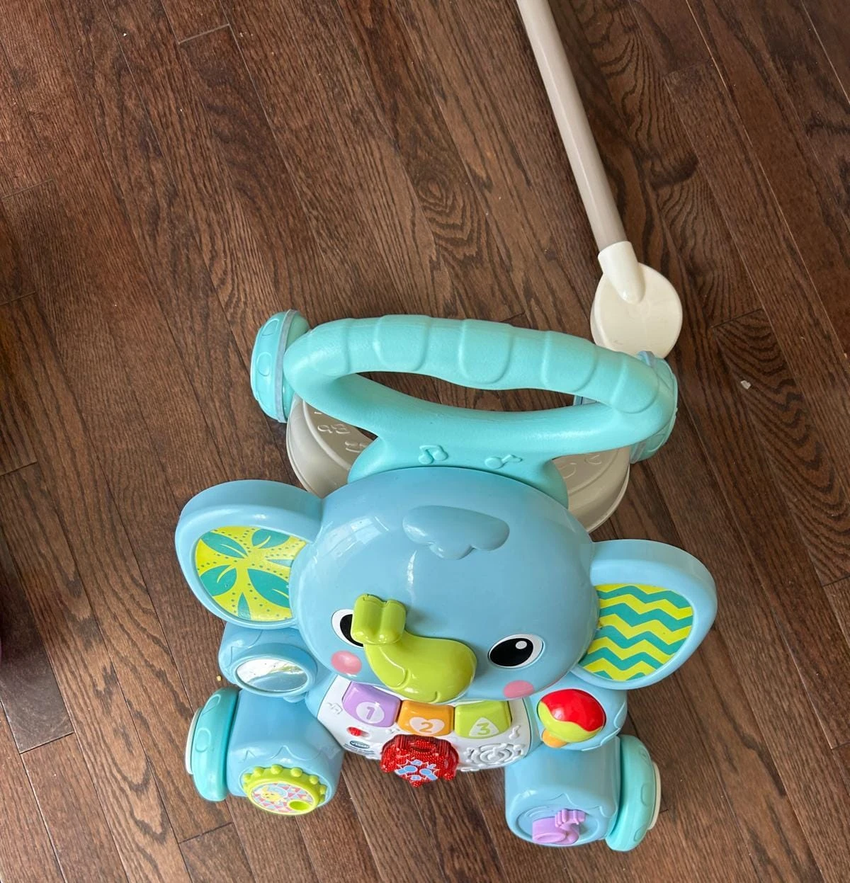 Blue Elephant Baby Walker