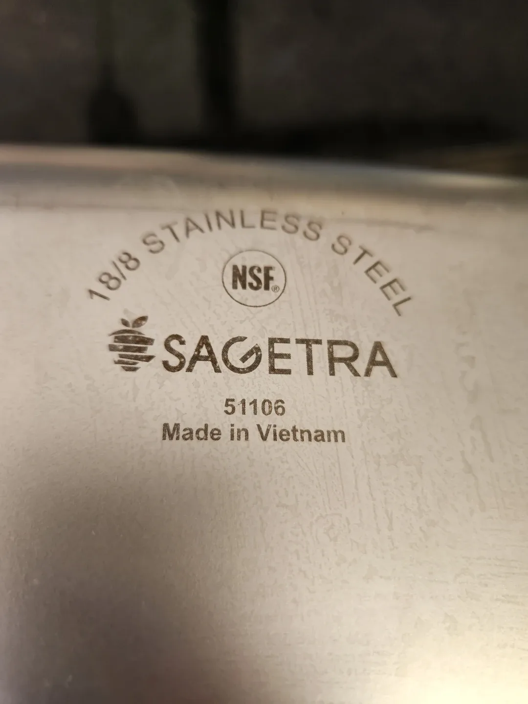 Sagetra Full-size Rectangular Steam Pan 6 in - photo 4