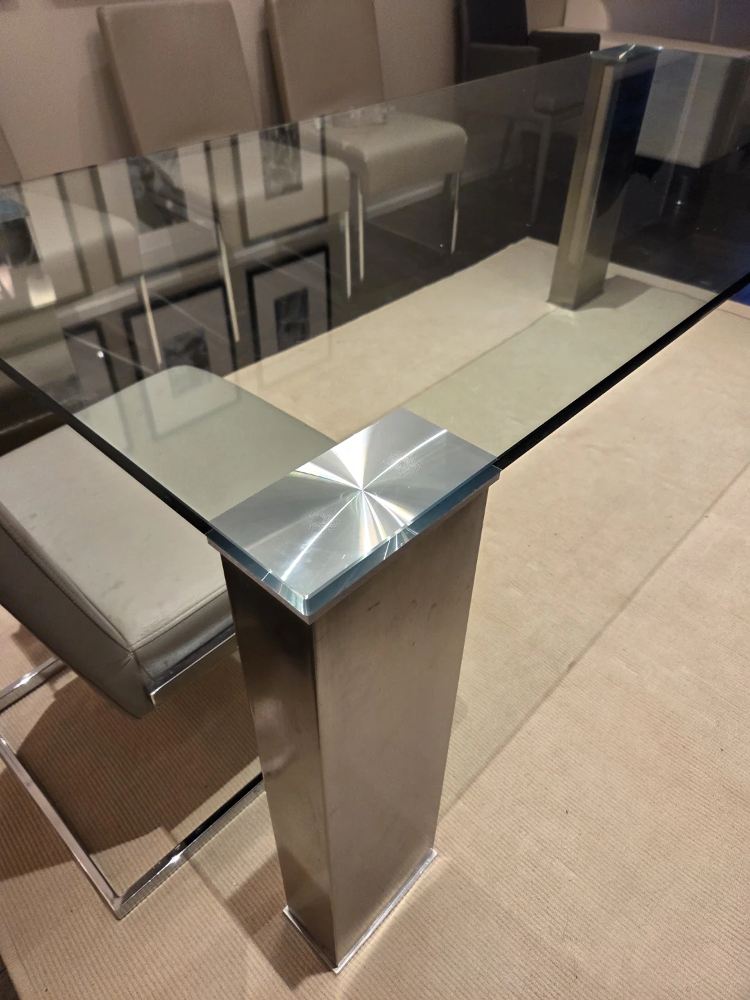 Glass Dining Table (seats 8, 36x83x30) - photo 2