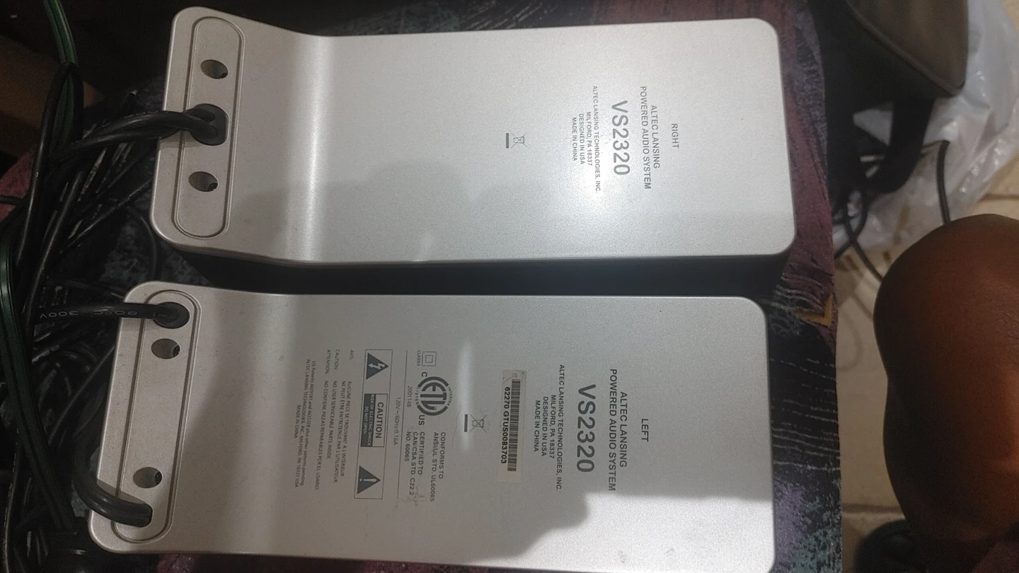 Altec Lansing VS2320 Powered Audio System Speakers - photo 2