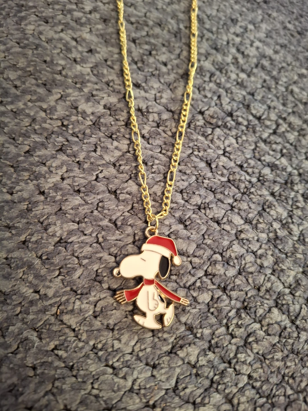 Snoopy Christmas Necklace
