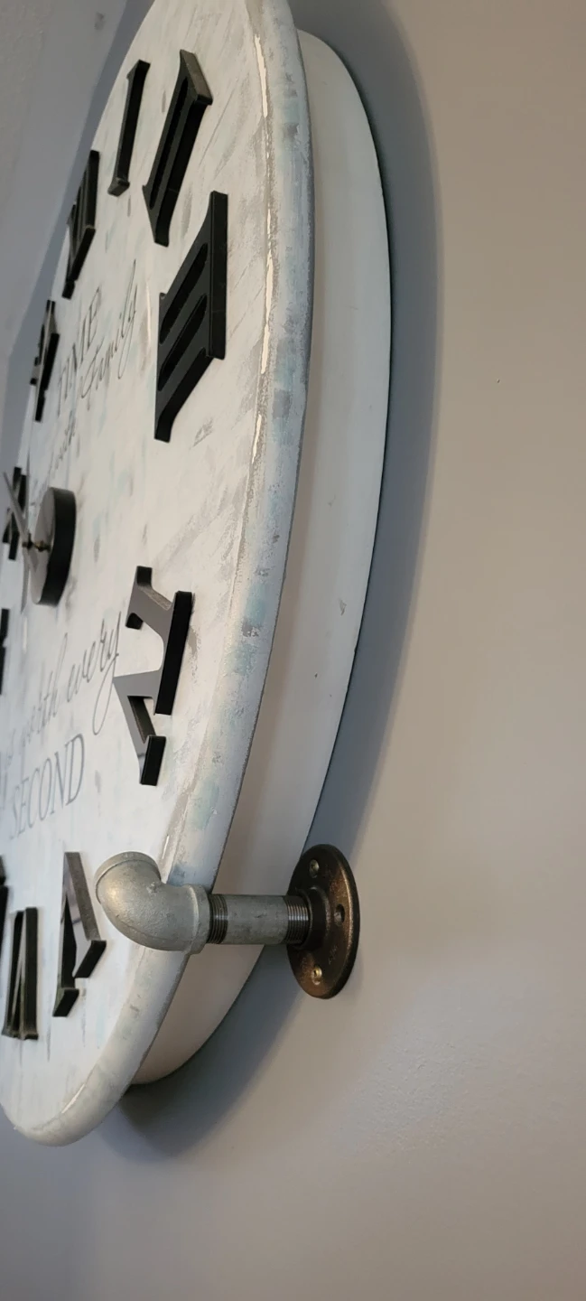 Large Wall Clock with Roman Numerals - photo 3