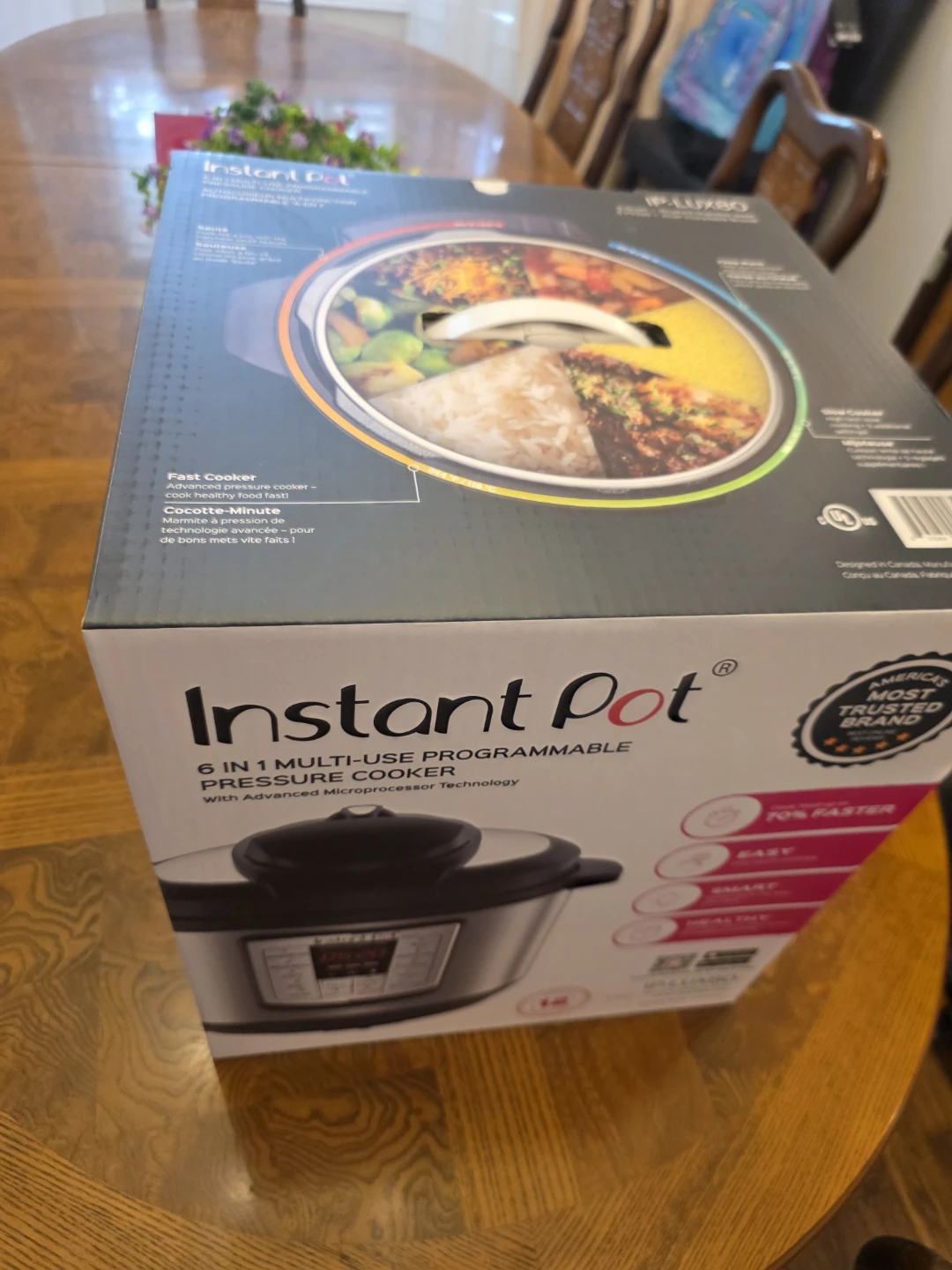 Instant Pot 6-in-1 Multi-Use Program Pressure Cooker IP-LUX80 - photo 3