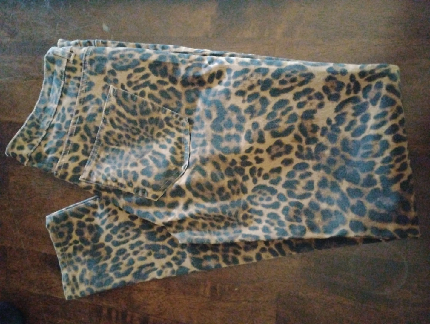 H&M Leopard Print Pants Size 8