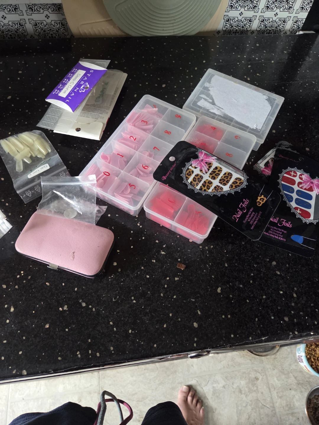 Nail Tips & Nail Foils Set